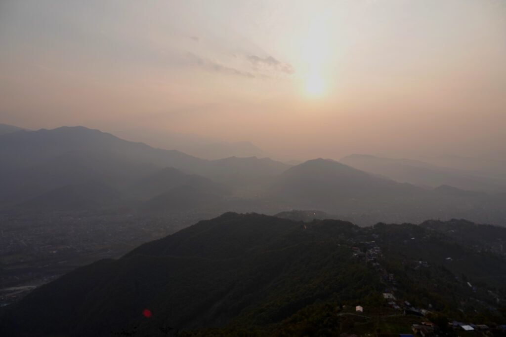 Sonnenaufgang an der Annapurnarange