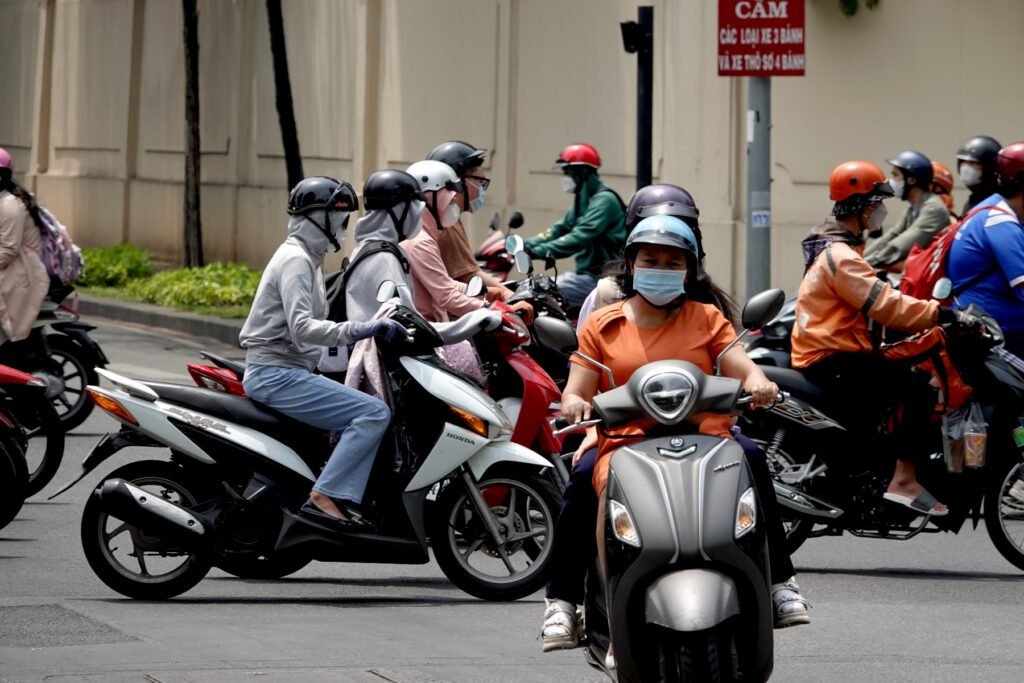 Straßenverkehr in Ho Chi Minh City