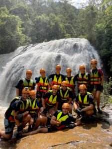 Wir haben uns in der Gruppe gegenseitig gepusht. Hat riesenspaß gemacht.