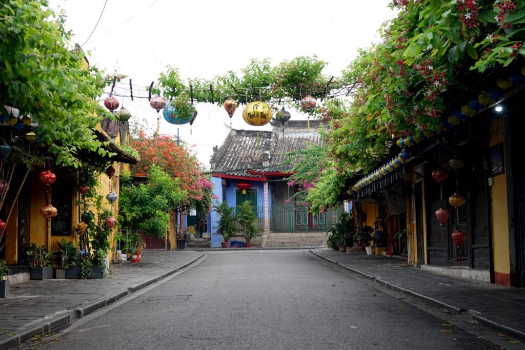 Die Straßen von Hoi An am Morgen