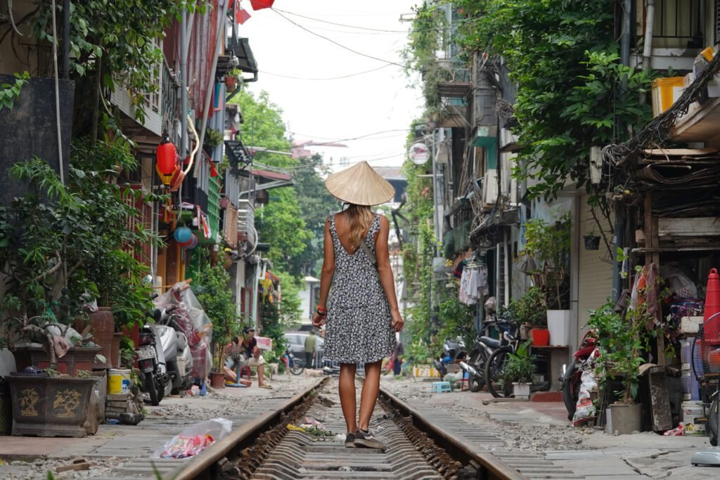 Die "Trainstreet" am Morgen