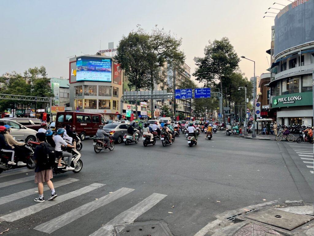 Straßenverkehr in Ho Chi Minh City