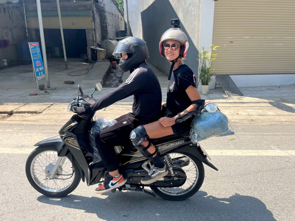 Bei dem Easydriver hinten drauf