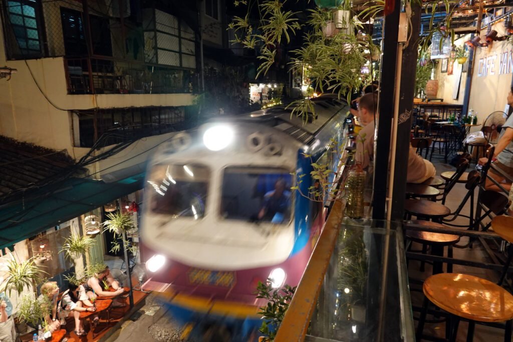 Zug fahren in Vietnam
