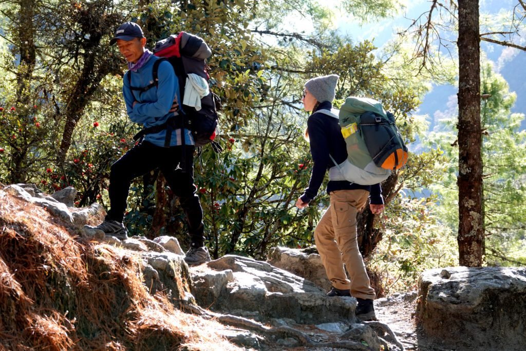 Vivi und Sagar, unser Guide