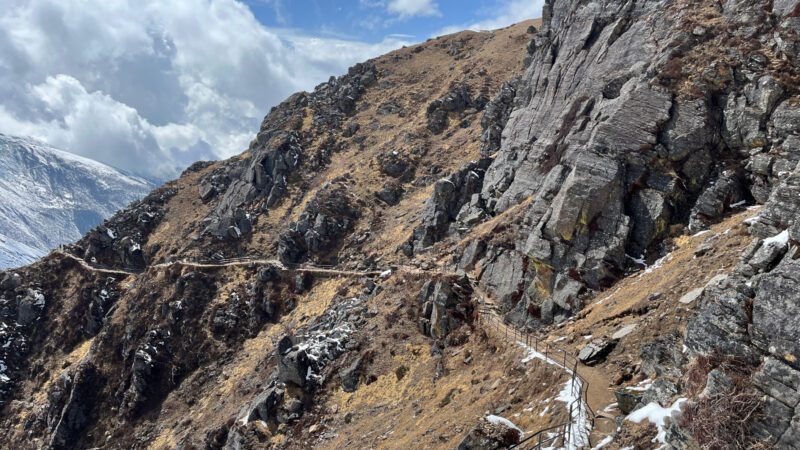 Eine flache Passage kurz vorm Ziel