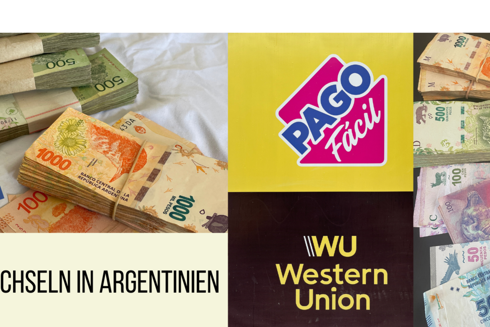 Geld wechseln in Argentinien