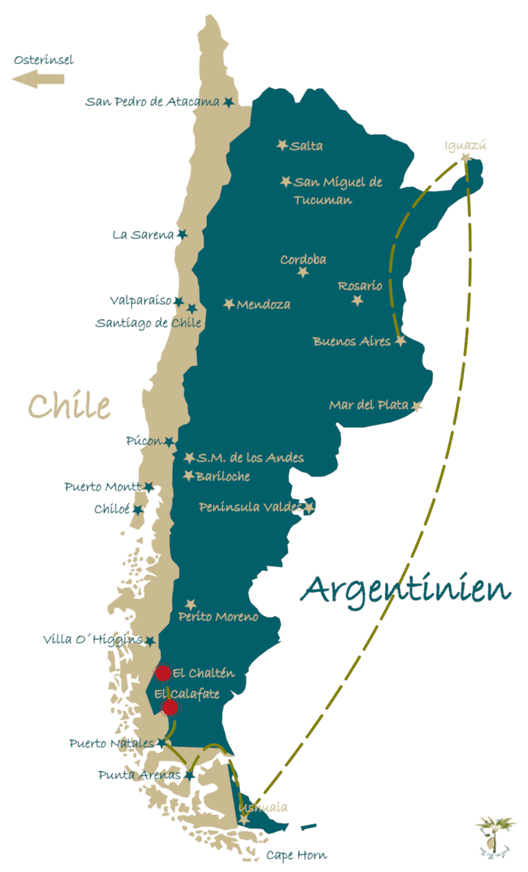 Entfernung Argentinien Katarnull