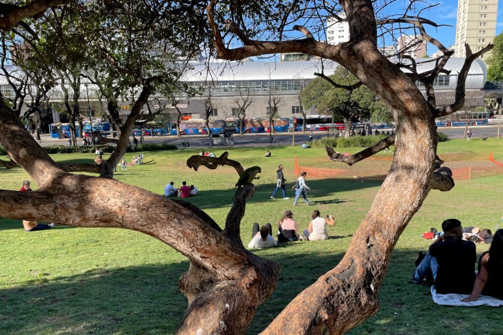 In einem Park in Buenos Aires