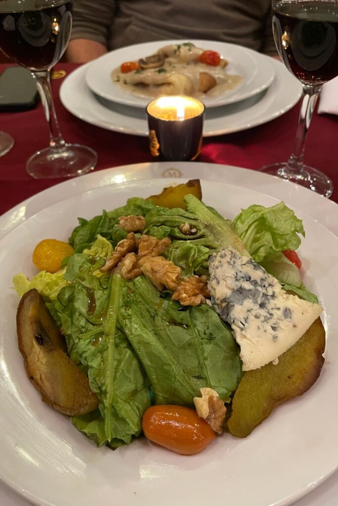 Feinstes Essen wurde serviert