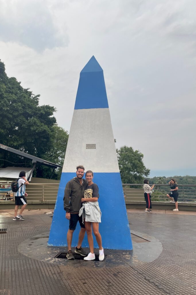 Obelisk auf argentinischer Seite
