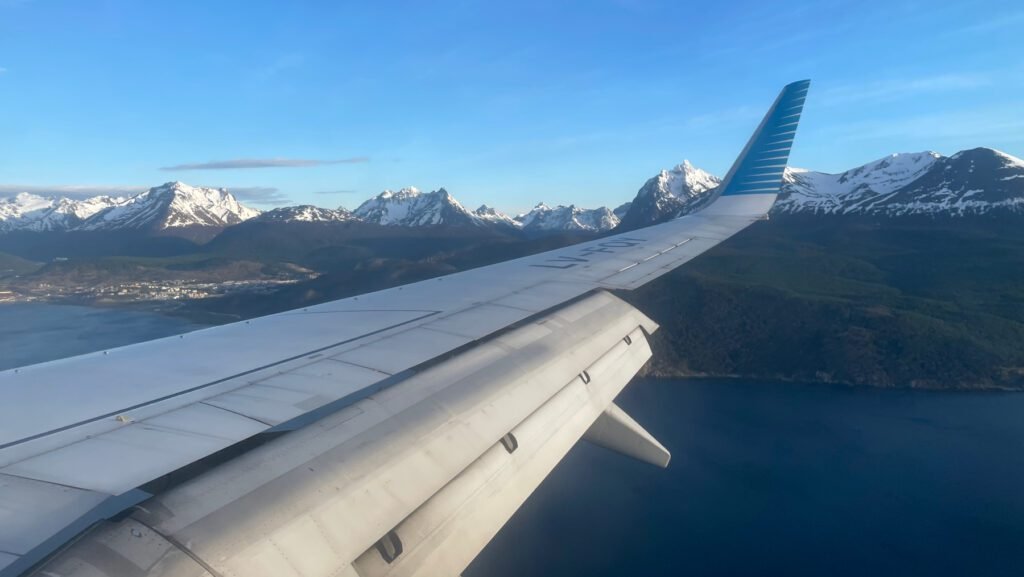Turbulenter Landeanflug in Ushuaia