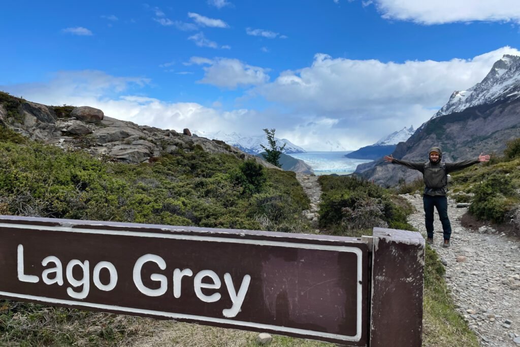 Weg zwischen dem Glacier Grey und dem Paine Grande Camp