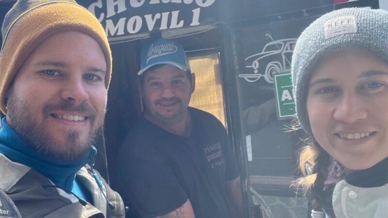 Der Verkäufer am Churro-Mobil wollte, dass wir ein Foto machen