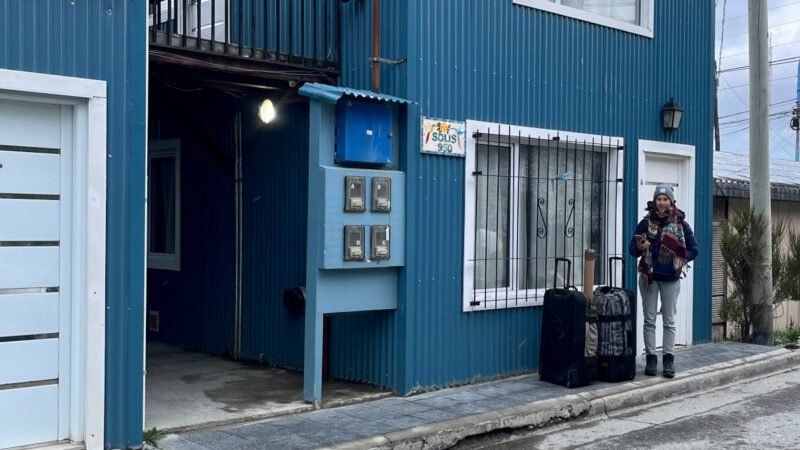 Abholbereit vor der zweiten Unterkunft