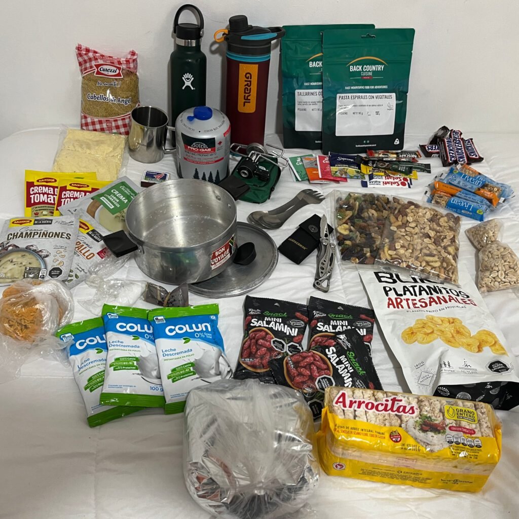 Essensvorräte für 5 Tage