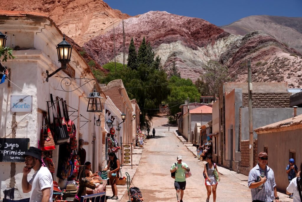 Purmamarca auf dem Weg zur Salina Grande