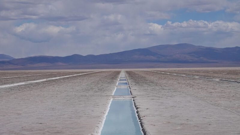 Salzbecken zur Salzgewinnung