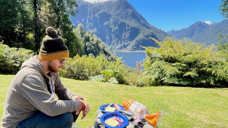 Mittagssnack nach der Fähre