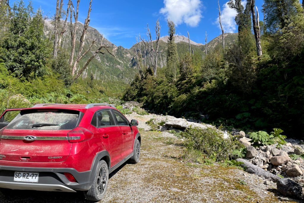 Schlafplatz am Vulkan Chaitén