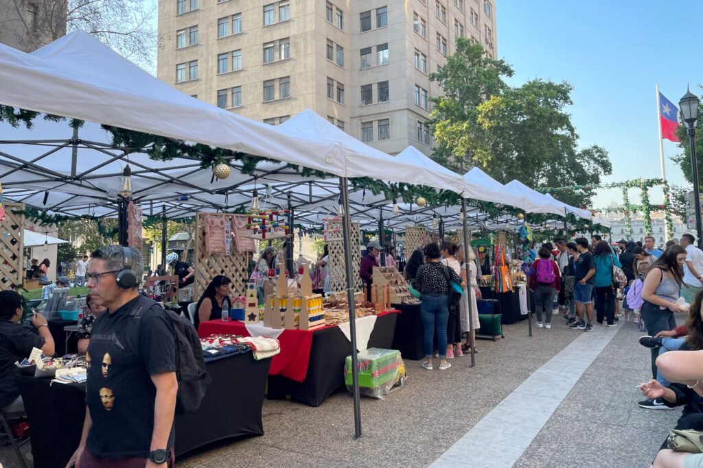 Handwerkermarkt in Santiago