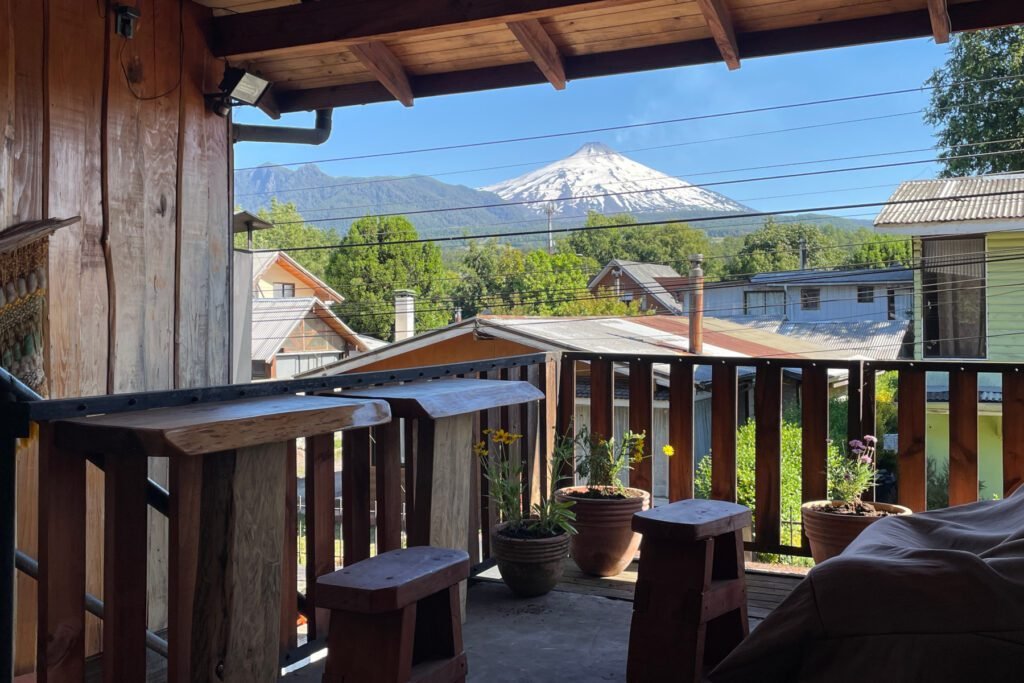 Aussicht auf den Vulkan