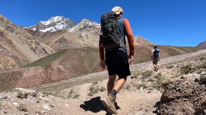 Auf der Höhe ist die Luft schon relativ dünn