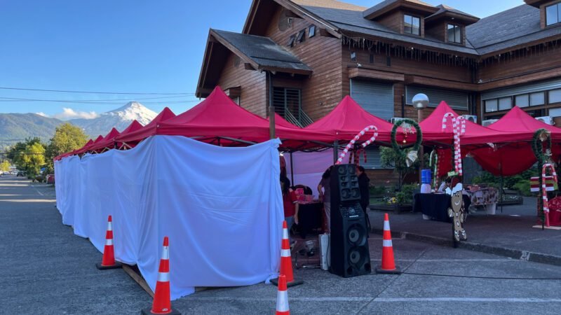 Weihnachtsmarkt in Pucón