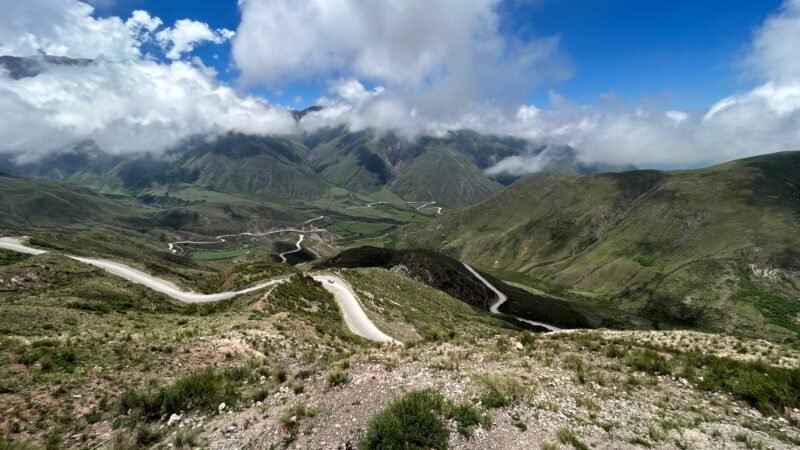 Serpentinen hoch nach Purmamarca