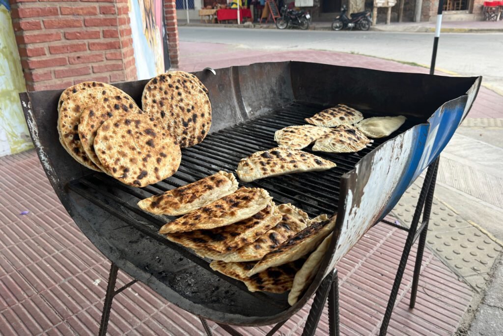 Leckere Tortillas, rustikal gegrillt