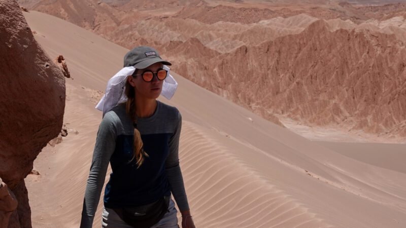 Vom Wind gezeichneter Sand