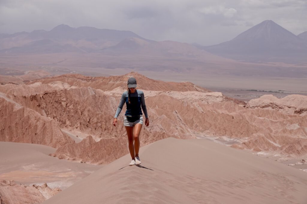 Vivi auf der brandheißen Sanddüne
