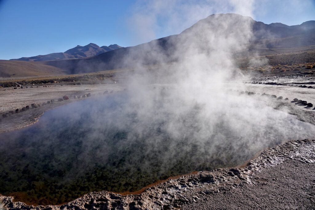 Kochend heißes Becken