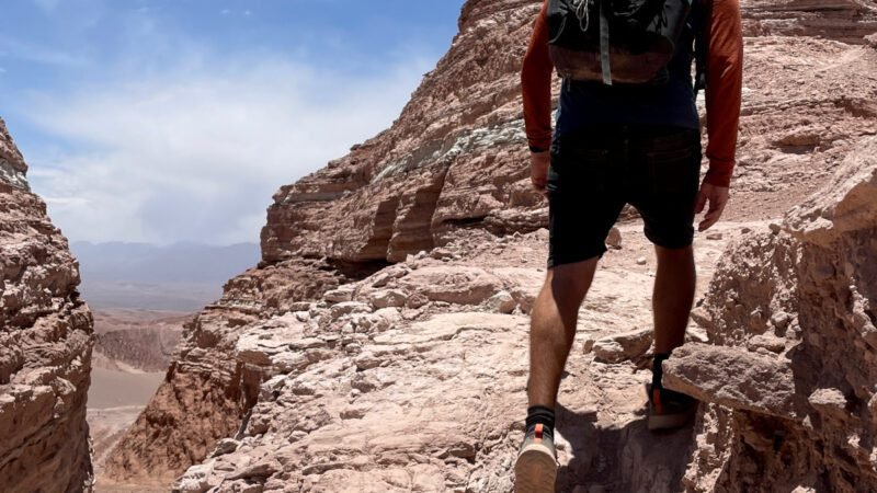 Etwa einen Kilometer zum Aussichtspunkt