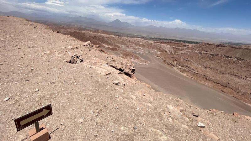 Wegemarkierung runter zur Düne