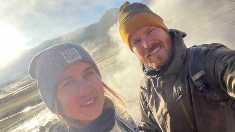 Früh morgens ging es los