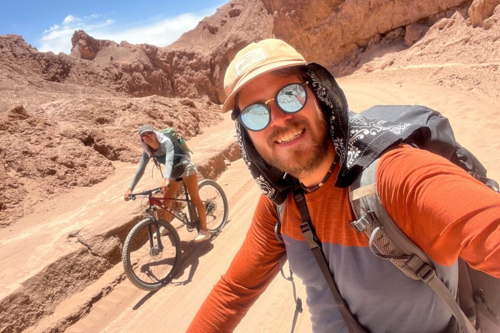 Mit dem Fahrrad durch die Atacama Wüste