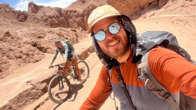 Mit dem Fahrrad durch die Atacama Wüste
