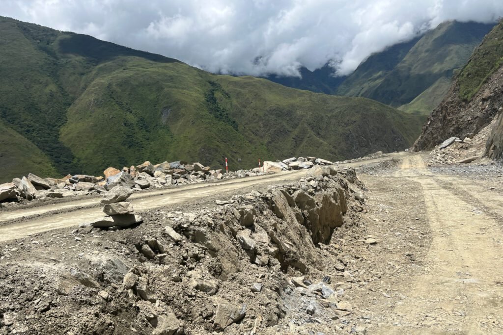 Straßenverhältnisse auf dem Weg zum Machu Picchu