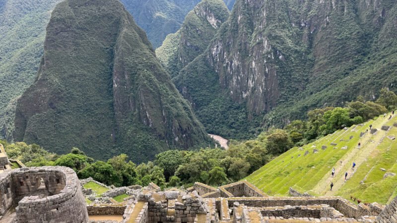 Unglaubliche Aussicht um Machu Picchu