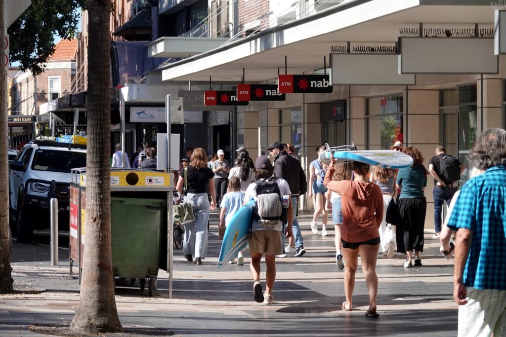 Auf geht's zum Manly Beach