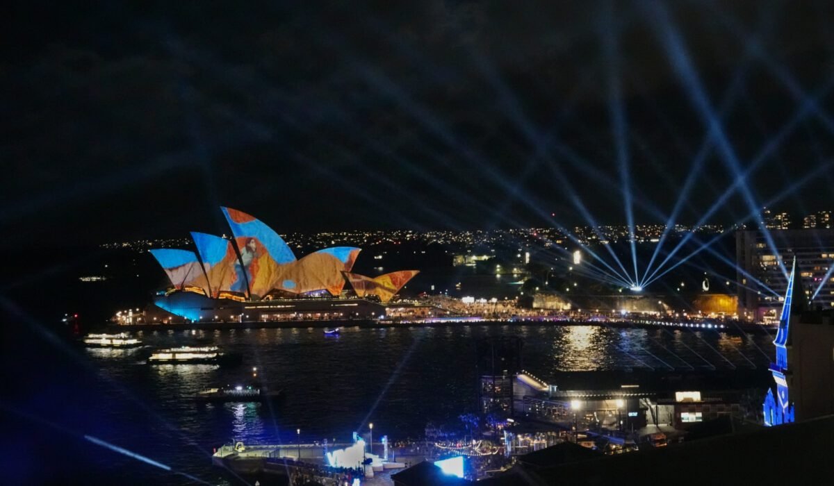 Vivid Sydney - ein jährliches Festival aus Kunst und Lichtershow