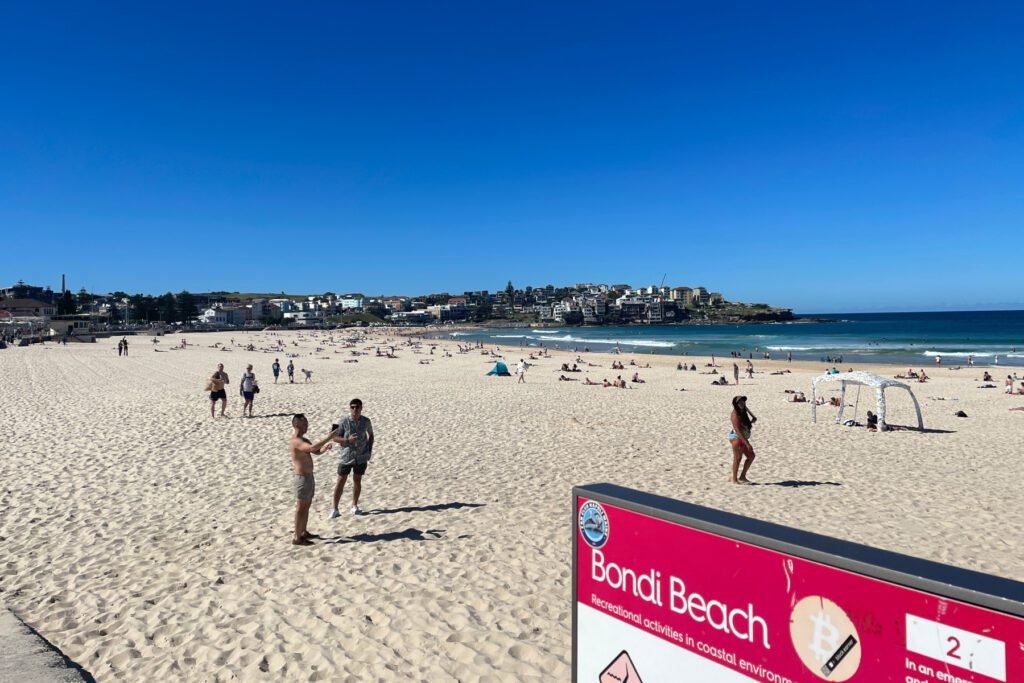 Der beliebte Bondi Beach in Sydney