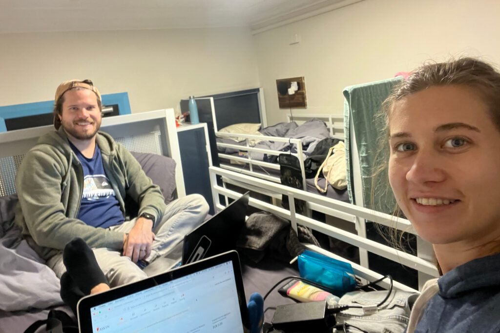 Wir chillen im 4-Bettzimmer in Kings Cross