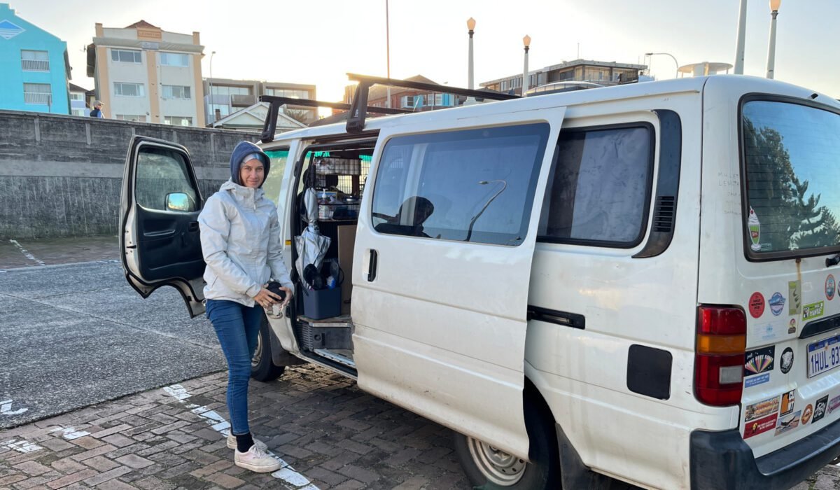 Die Nacht am Bondi Beach für eine eiskalte Dusche.