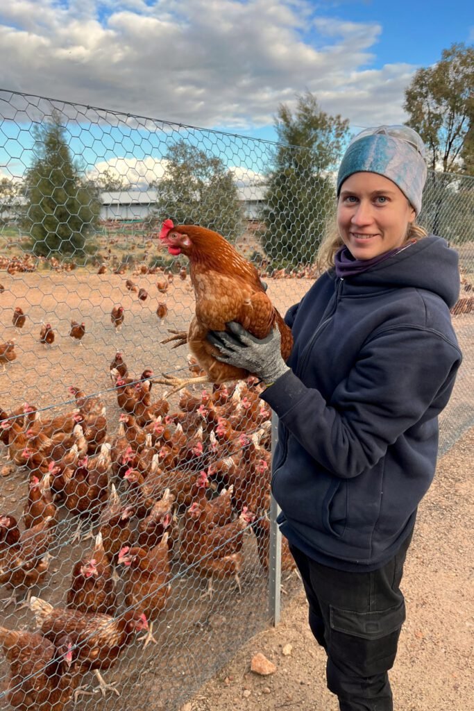 Ausgebüxtes Huhn