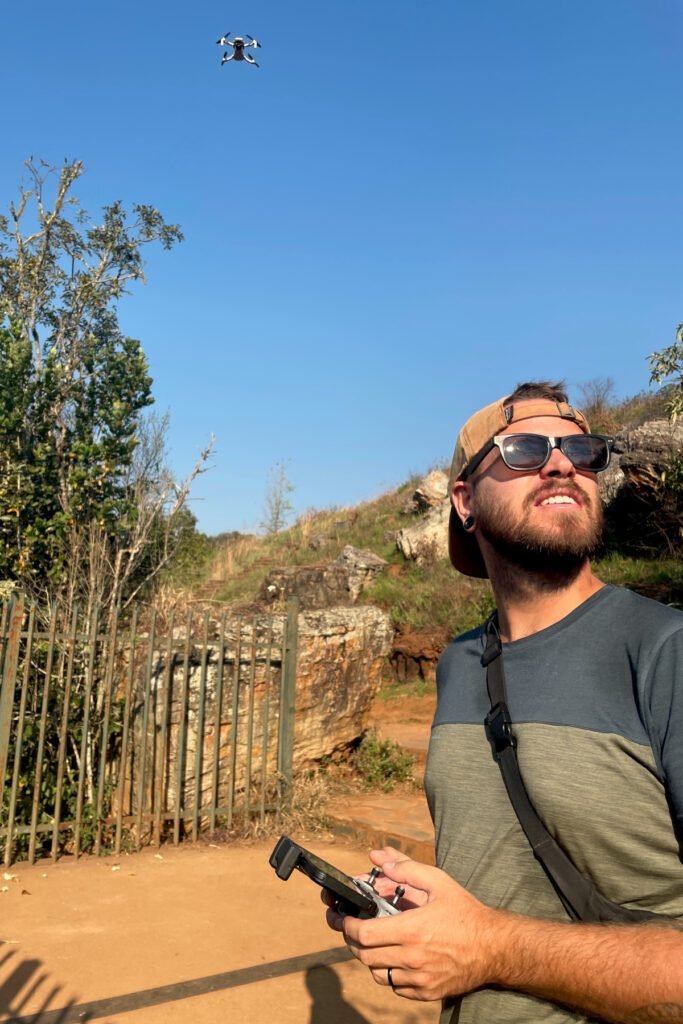 Mit der Drohne in Südafrika