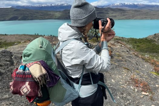 Voller Rucksack