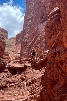 IMG_7686_opt Am Ende des Canyons ging es nur noch zu Fuß weiter